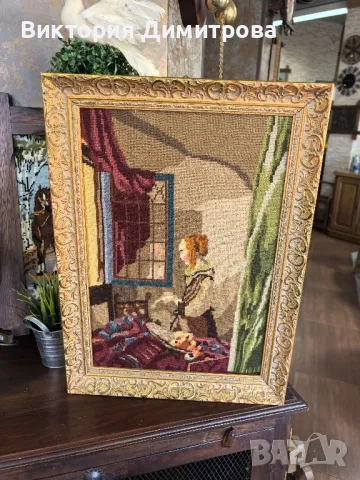 Гоблен "Момиче, четящо писмо до отворен прозорец" 