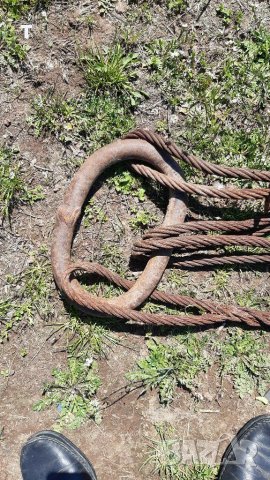 стоманено въже с куки за кран четворка  , снимка 3 - Индустриална техника - 28594776