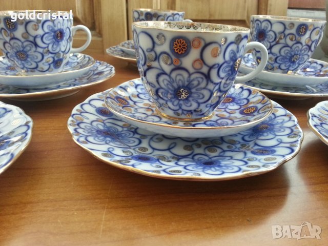 Руски порцелан и десерт, снимка 14 - Антикварни и старинни предмети - 38494963