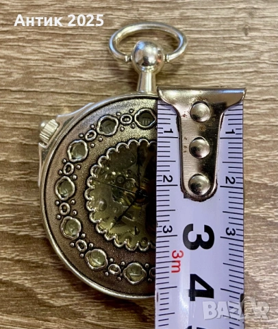 Механичен джобен часовник The Heritage Collection „Emerald“, снимка 3 - Джобни - 53327389