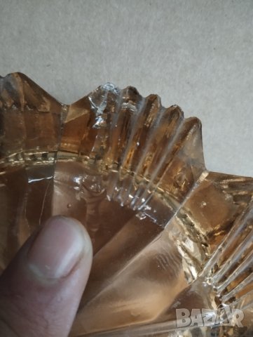 Кристален пепелник арт деко, снимка 5 - Други ценни предмети - 43340468
