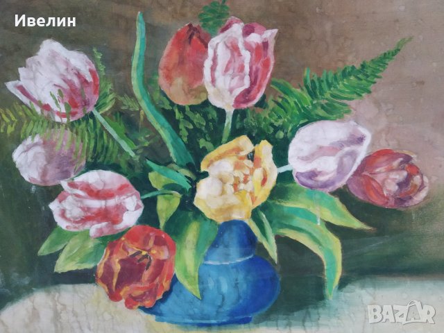 картина-цветя, снимка 2 - Картини - 26774963