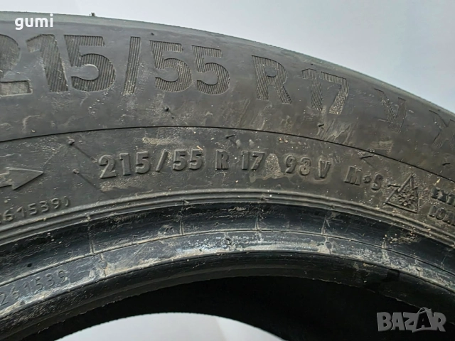 2бр зимни гуми 215/55/17 CONTINENTAL L04537 , снимка 4 - Гуми и джанти - 52926744