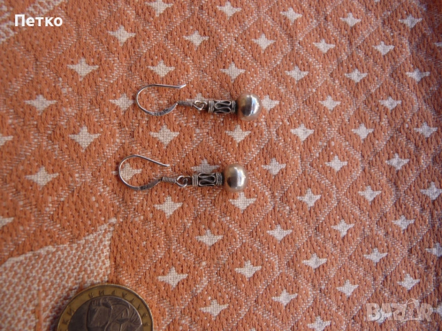 Автентични възрожденски сребърни  обеци, снимка 7 - Антикварни и старинни предмети - 53129813