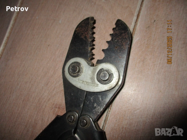 KLAUKE K25 - MADE IN GERMANY - PROFI / DIN Standart Пресоващи Клещи за кабелни обувки 0,75 - 16 mm² , снимка 2 - Клещи - 52945589