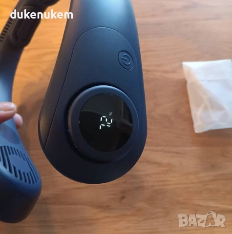 Преносим USB вентилатор за врат, 5 скорости, снимка 9 - Вентилатори - 52063068