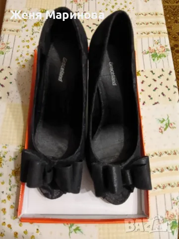 Черни официални дамски обувки , снимка 4 - Дамски елегантни обувки - 48489611