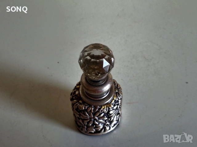 Рядко Старо Колекционерско Шише За Парфюм, снимка 2 - Антикварни и старинни предмети - 53144632