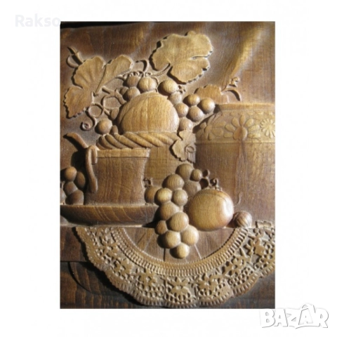 Дърворезба "Натюрморт", снимка 6 - Пана - 52834621