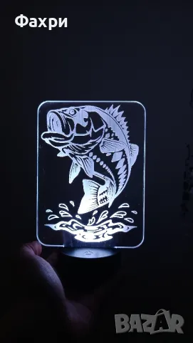 Нощни лампи на тема лов и риболов , снимка 6 - Лед осветление - 49598585