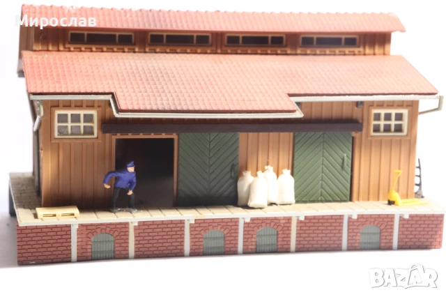 FALLER? KIBRI? VOLLMER H0 1/87 СГРАДА ВАГОН ВЛАК ЖП, снимка 6 - Колекции - 53537214