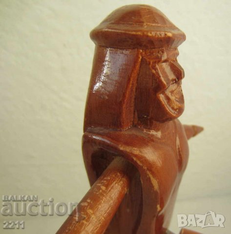 еротика - гол мъж в буре, дървена играчка за възрастни, дърворезба, фигура, жена, керамика, пепелник, снимка 3 - Статуетки - 28883797