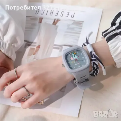 MINISO Сладък детски кварцов часовник,Моден светещ,Различни цветове, снимка 14 - Детски - 48330882