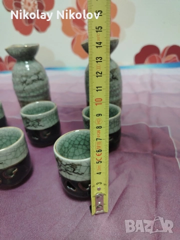 К-за саке Somayaki soma GOLD HORSE HEART, снимка 9 - Сервизи - 53479842