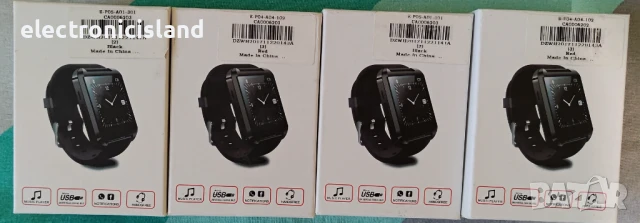 Чисто нови с неработеща батерия Смарт часовници U80 и Uwatch за резервни части, каишки, дисплеи..., снимка 2 - Смарт гривни - 51005463