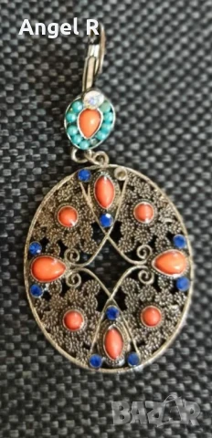 Цветни обеци, снимка 2 - Обеци - 51300106