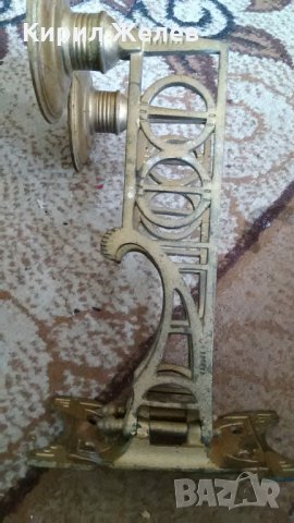 Свещник стар бронз 21606, снимка 4 - Декорация за дома - 32334170