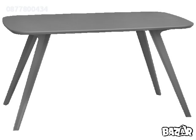 Столове и маси за професионална употреба-140/80см.,диам60,диам80см,-черно,сиво,бежево,бяло, снимка 4 - Градински мебели, декорация  - 44028943