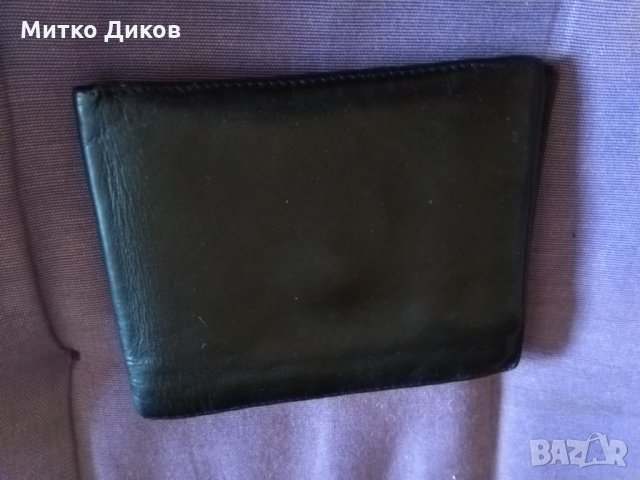 Портфейл Бонд №8 естествена кожа 120х95мм, снимка 3 - Портфейли, портмонета - 27696107