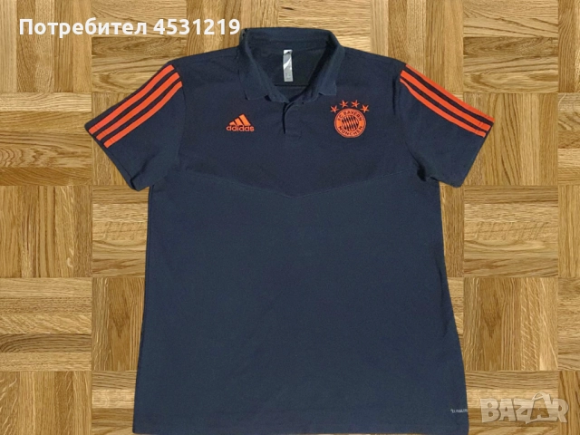 Тениска Polo Bayern Munich и тениска Bayern MunichThiago Alcantara, снимка 2 - Футбол - 51489827