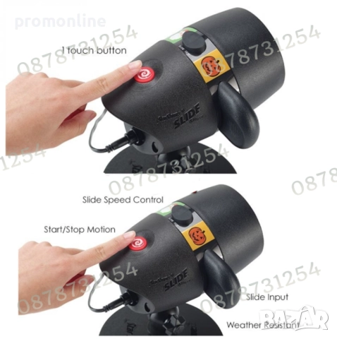 Детски LED прожектор за Коледа Проектор с 12 диска и 48 картинки, снимка 5 - Други - 52513698