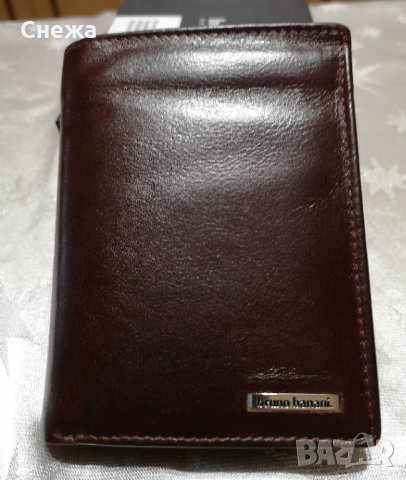Bruno Banani Vegetabil кафяв вертикален портфейл, снимка 4 - Портфейли, портмонета - 28332451
