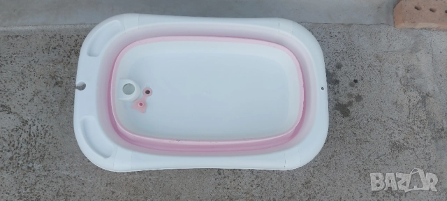 сгъваема детска вана Dolu - розова, снимка 5 - За банята - 52298091