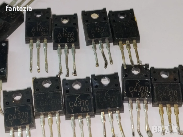 Оригинални транзистори  2SC4370 и 2SA1659 4370 1659