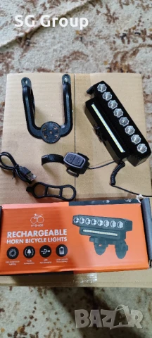 Мощен Led прожектор за колело, ел.скутер, снимка 4 - Части за велосипеди - 51415840