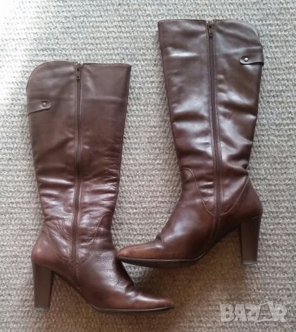 Дамски ботуши в кафяво., снимка 8 - Дамски ботуши - 6374455