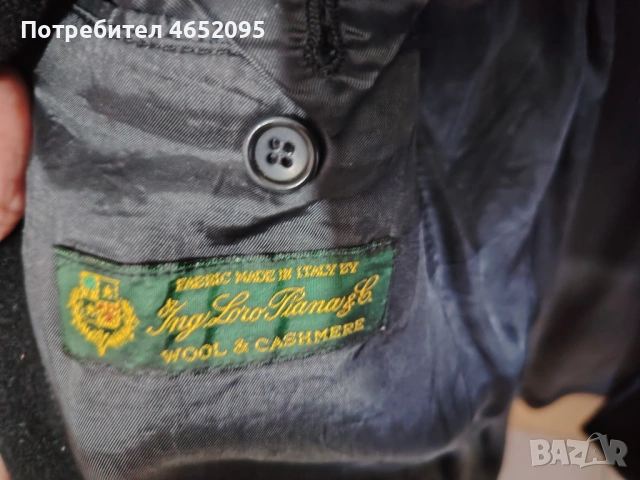 Оригинално палто на марката Loro Piana , снимка 5 - Палта - 53216122