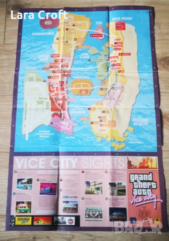 Постери и карти от игри GTA 5 Vice City Liberty City MAFIA III Elder, снимка 2 - Други - 53169770