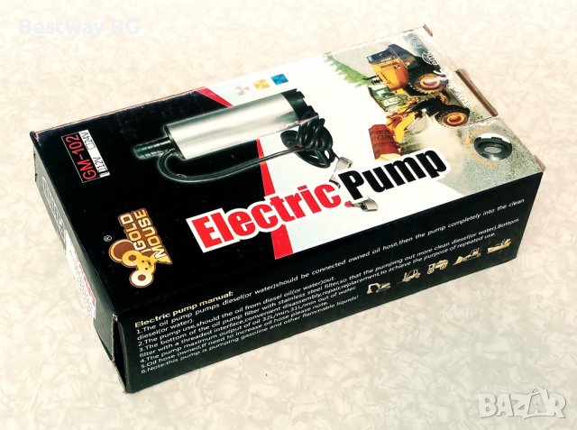 Помпа  водна на 12V за каравана, за вода масло нафта,вино, ракия и други  , снимка 5 - Къмпинг мебели - 37848904