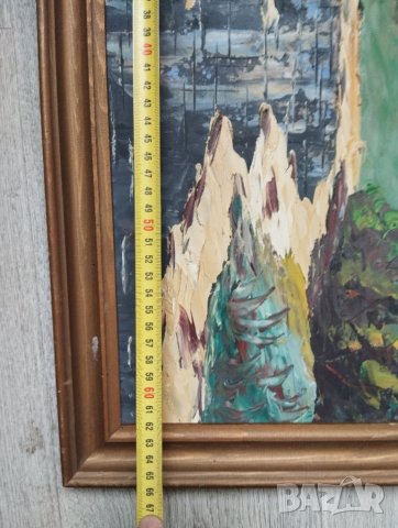 Стара картина - пейзаж, снимка 7 - Картини - 43491907