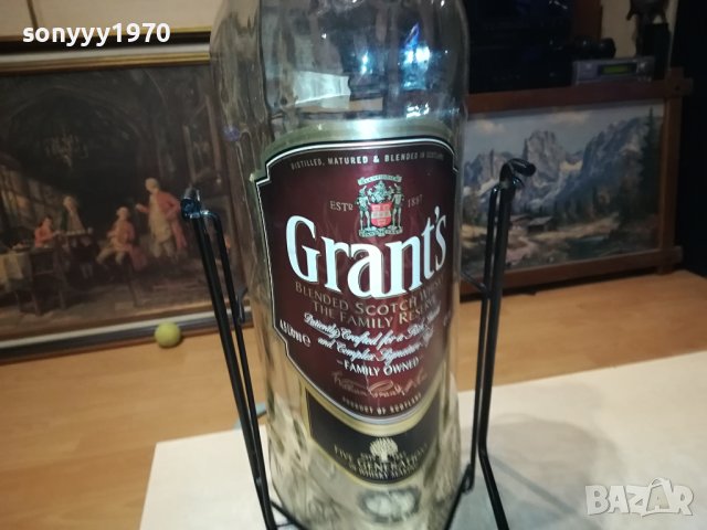 GRANTS 4.5L ШИШЕ С ЛЮЛКА-ГОЛЯМО 0212231841, снимка 3 - Колекции - 43243506