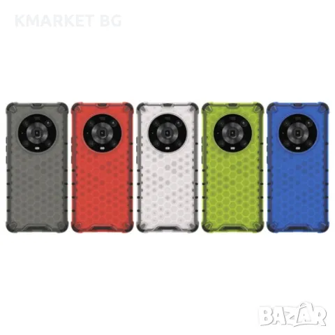 Honor Magic4 Pro Силиконов Калъф Honeycomb TPU и Протектор, снимка 8 - Калъфи, кейсове - 48999682
