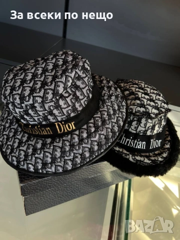 Christian Dior Дамски Боти👢👒 Дамска Шапка Кристиян Диор - Налични Различни Цветове Код SK559, снимка 2 - Дамски боти - 53059425