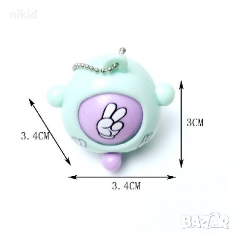 Камък ножица листо устройство мини играчка Мора ключодържтел за игра, снимка 2 - Други - 33445884