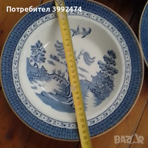 Набор от стари английски чинии и чаши-21 бр+ подарък, снимка 7 - Антикварни и старинни предмети - 49136898