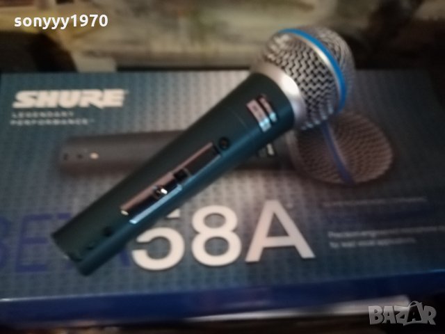 shure beta 58s-profi microphone-внос швеицария, снимка 8 - Микрофони - 29008386
