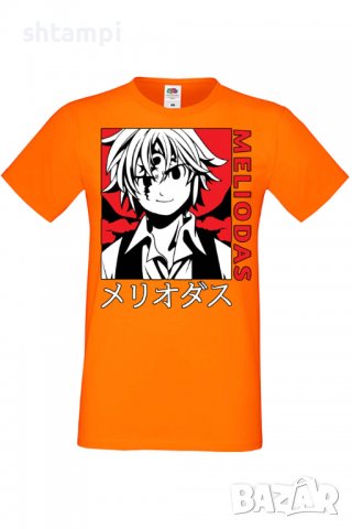 Мъжка тениска The Seven Deadly Sins Meliodas 04,Анимация,игра,Празник,Повод,, снимка 9 - Тениски - 38123035