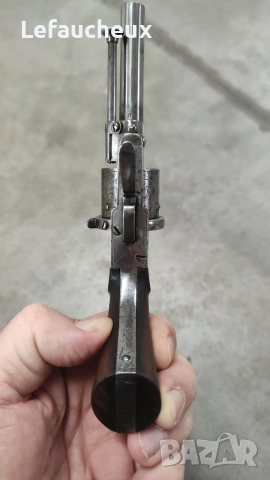 Антика Уникат Лефуше Револвер 7 кал., снимка 8 - Антикварни и старинни предмети - 53219284