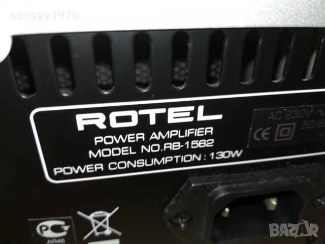 ПОРЪЧАН-ROTEL-STEREO POWER AMPLIFIER 0101221507, снимка 8 - Ресийвъри, усилватели, смесителни пултове - 35288326