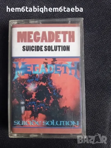 РЯДКА КАСЕТКА - MEGADETH - Suicide Solution - Live Bootleg - , снимка 1