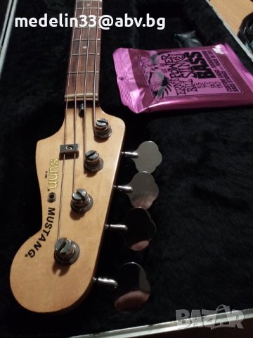 Sunn Mustang P bass by FenderMIC 1991 г. Бас китара и куфар Fender 1970.. , снимка 6 - Китари - 43513286