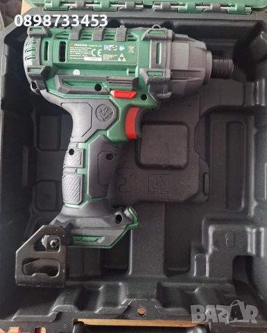 акумулаторен ударен винтоверт импакт на Парксайд 20В 180Н с гаранция 10.27г., снимка 3 - Винтоверти - 53592623