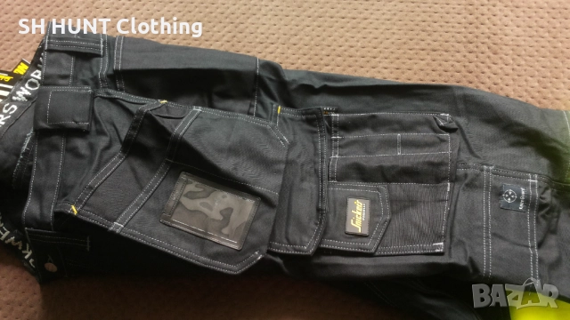 Snickers 3235 High-Vis Cotton Holster Pocket Work Trousers размер 46 / S работен панталон W4-266, снимка 4 - Панталони - 52075647
