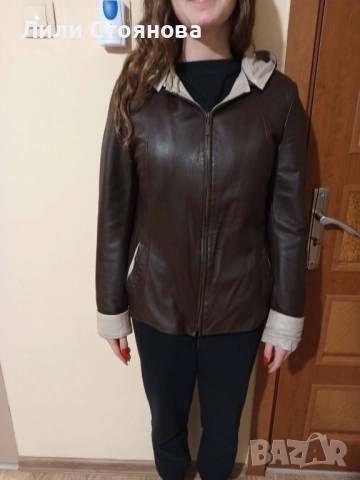 ДАМСКО КОЖЕНО ЯКЕ - ЕСТЕСТВЕНА КОЖА