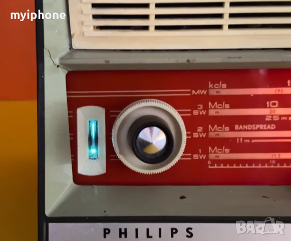 Ретро Лампово Радио Philips Работи, снимка 12 - Антикварни и старинни предмети - 50072438