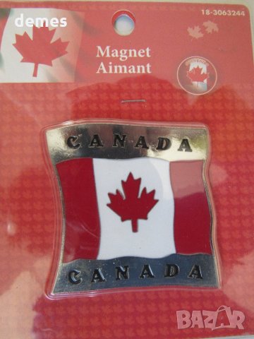  Метален магнит от Канада-серия-1, снимка 1